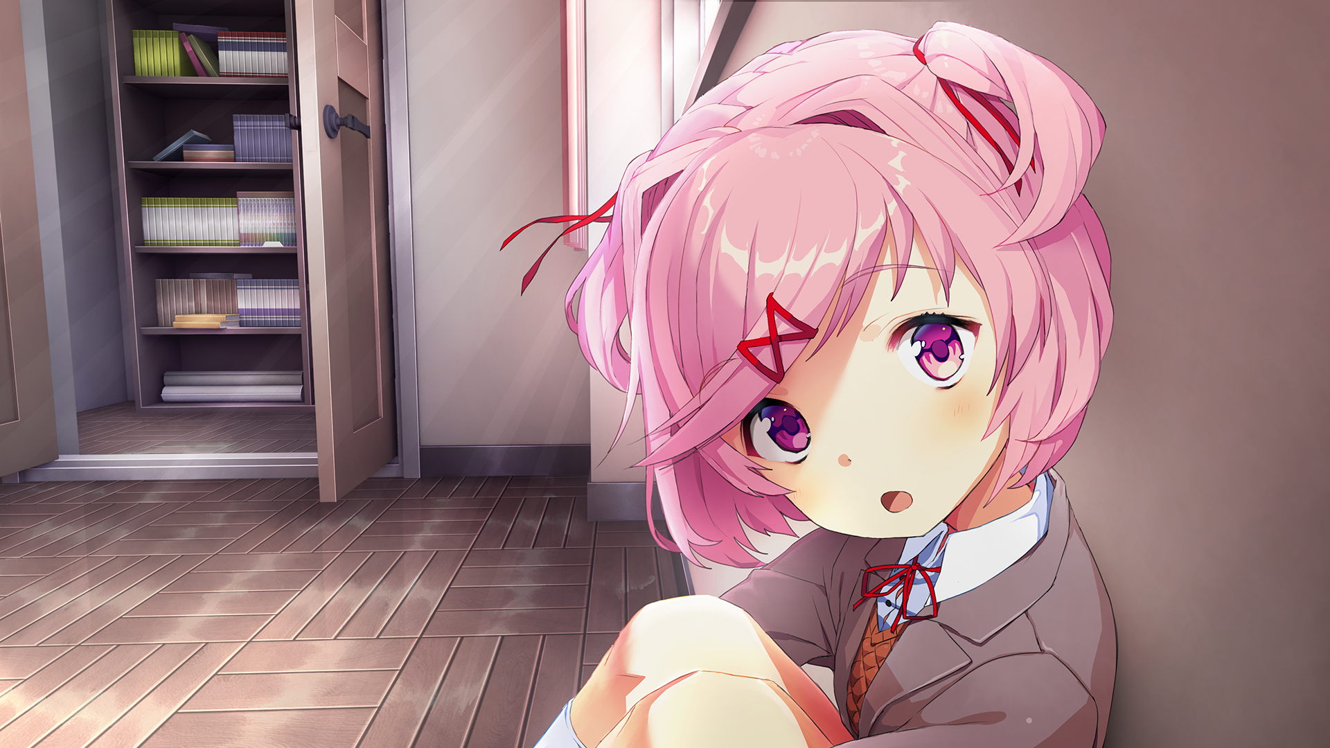 Steam Workshop::Natsuki with the box (Doki Doki Literature Club!)