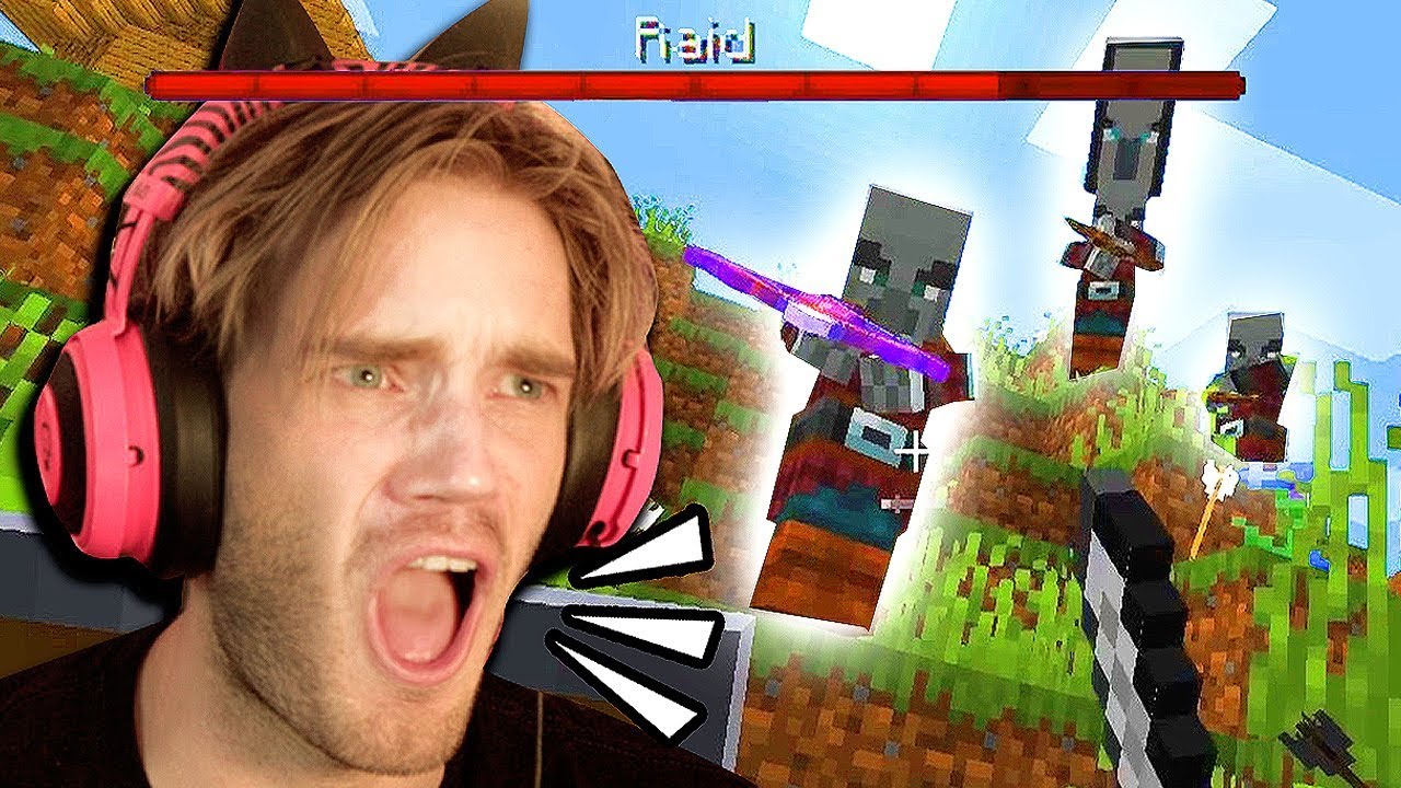 I Got Raided In Minecraft Pewdiepie Minecraft Series Wiki Fandom