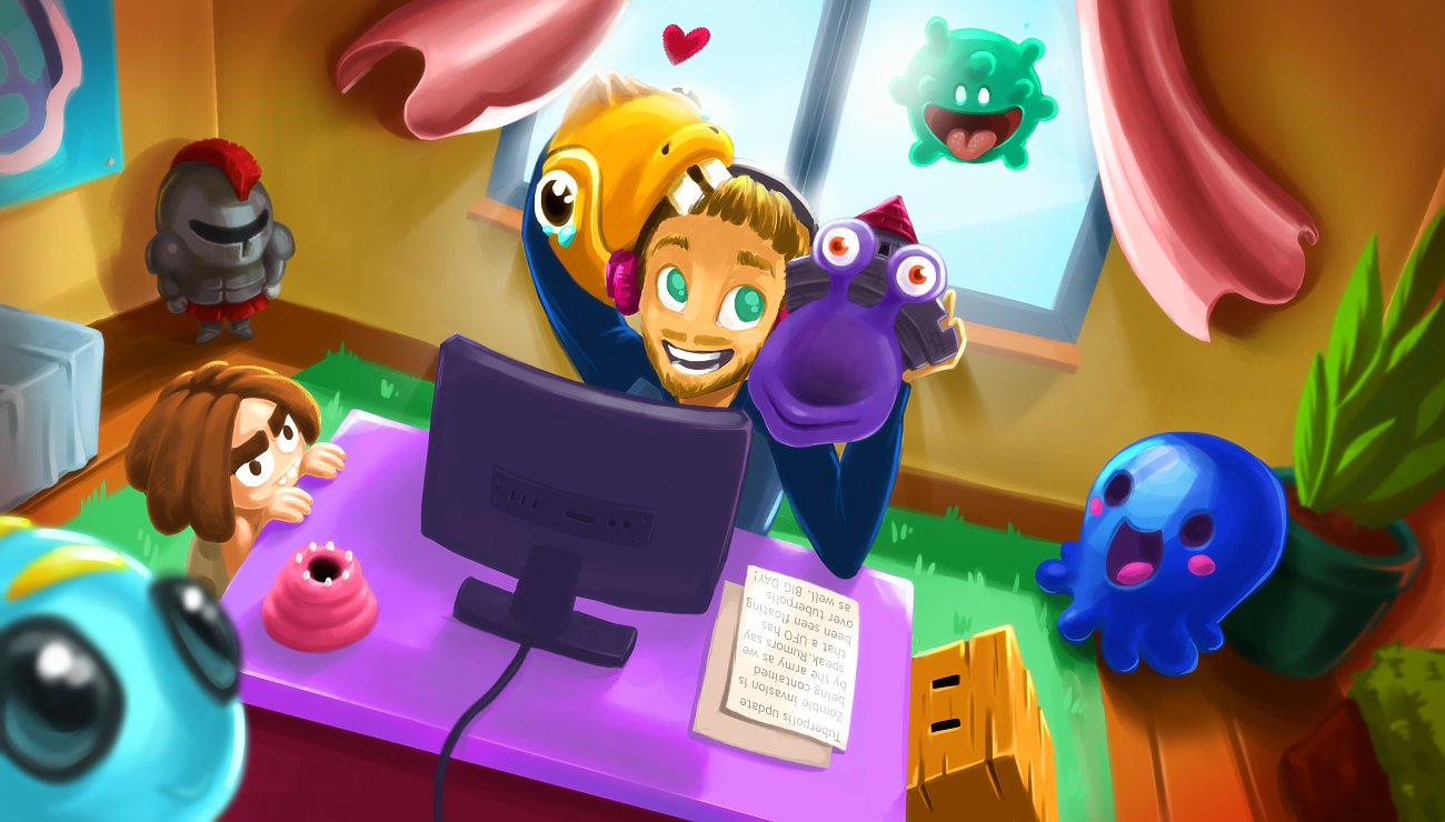 Play PewDiePie's Tuber Simulator on PC 