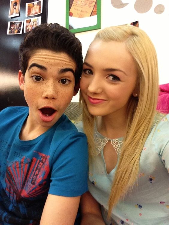 peyton list kissing cameron boyce