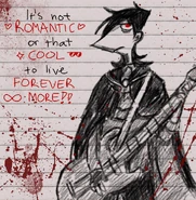 Perseus Papadakis performing "Lonely Vampire".