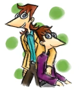 Perseus (left) and twin brother Raph (right) during their late high school years.