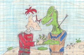Phineas vs Sorunon Reptilian