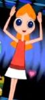 Candace in her official anime form.