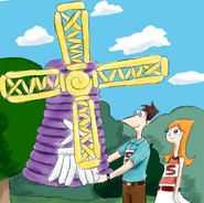 Part 3 of Perry (Perseus) and Candace in "I Was a Middle Aged Robot".