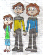Django, Milly, and Annie Brown in 2038 (not featured specifically in any story yet besides Milly)