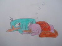 Patty the Platypus, with Perry. Art request for Maddyfae.