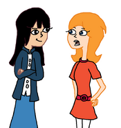 Candace's & Stacy's default appearances in the game (By Cupcakey)