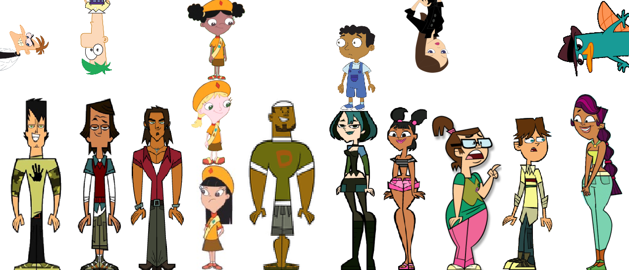 Total Drama Island, Phineas and Ferb Fanon