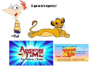 Hora de aventura con Phineas y Simba