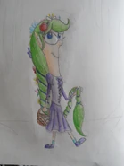 Jessica in her Rapunzel costume.