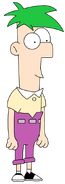 Ferb in the style of "Family Guy"