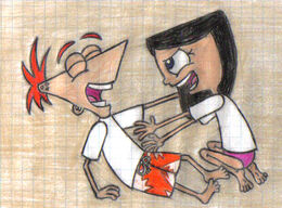 phineas and ferb isabella tickled