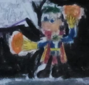 Ferb Fletcher dressed up as Doctor Strange in his Classic attire, modified to add the Eye of Agamotto.