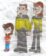 Buford, Adyson, and Michelle Van Stomm in 2038 (Ad Astra 2: Youth and Nostalgia)