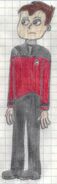 S'lar in a 2030's Captain's Uniform (Ad Astra 2: Youth and Nostalgia)