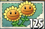 Die Sonnenblumenkarte in PvZ 2