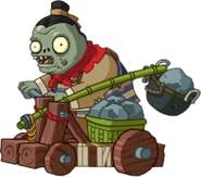 Katapult-Zombie im chinesischen Plants vs. Zombies All Stars