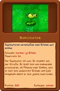 Duplinator Lexikon.png (91 KB) Lexikoneintrag in Pflanzen gegen Zombies