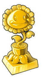 Goldene SonnenblumenTrophäe Pflanzen gegen Zombies Wiki Fandom