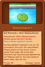 Seerosenblatt