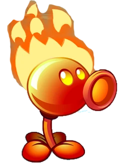 Feuer-Erbsenkanone | Pflanzen gegen Zombies Wiki | Fandom