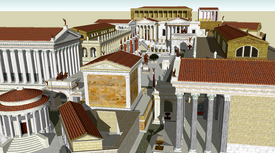 800px-Roman forum sketch up model