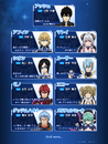 Character cast with VAs from the official site. Includes each character's name written with the in-universe alphabet