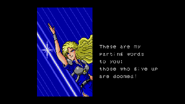 Scene from Phantasy Star II's ending