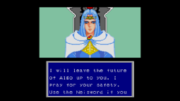 Lutz sends Rolf on his way with his blessings.