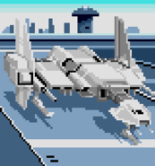 Mota's last surviving spaceship atop the Central Tower