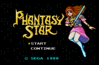 The title screen.