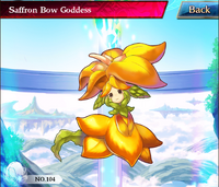 Saffron Bow Goddess
