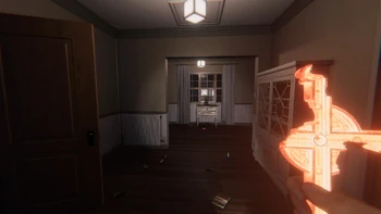 Распятие, использованное два раза.