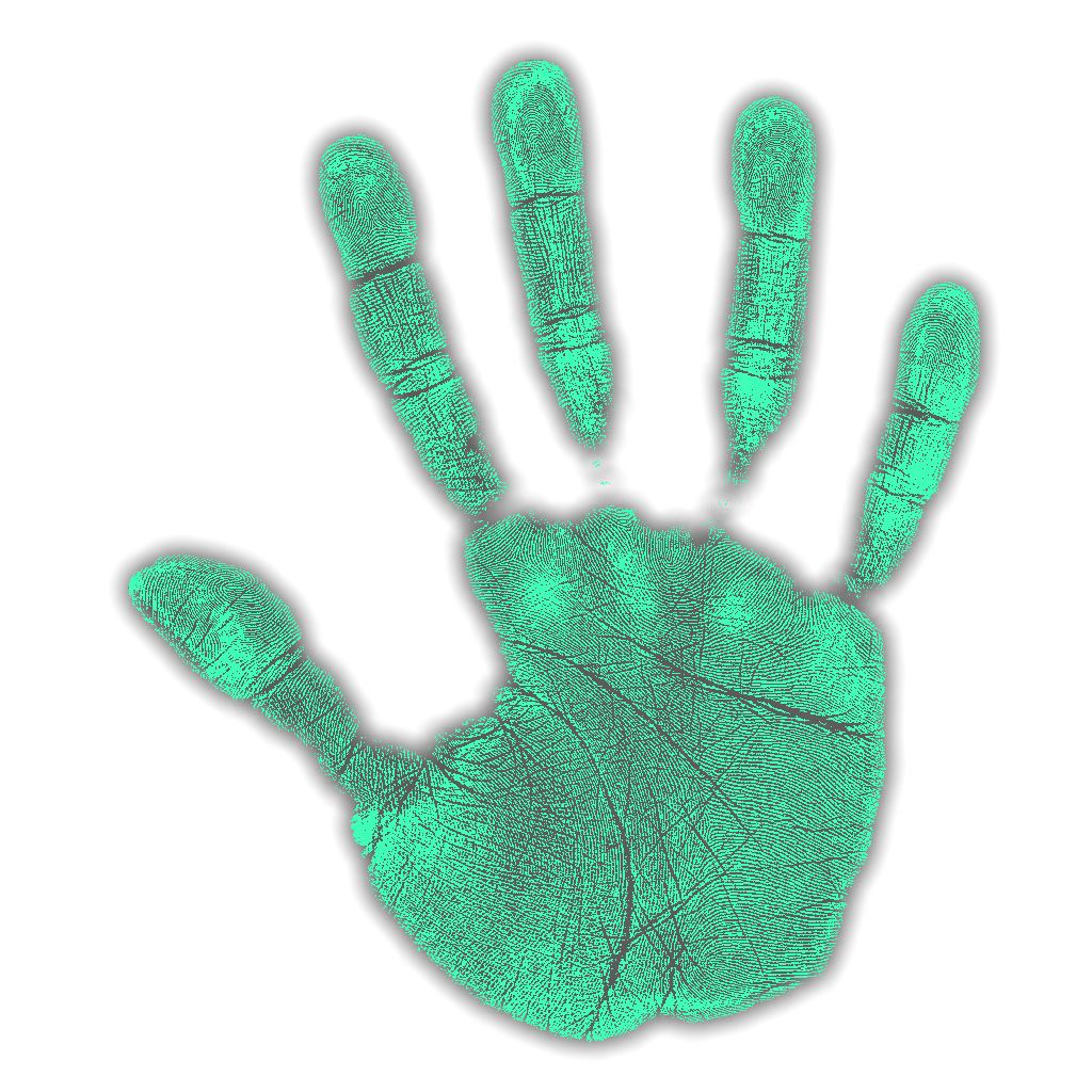 fingerprint hand png