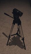Video Camera On Tripod New