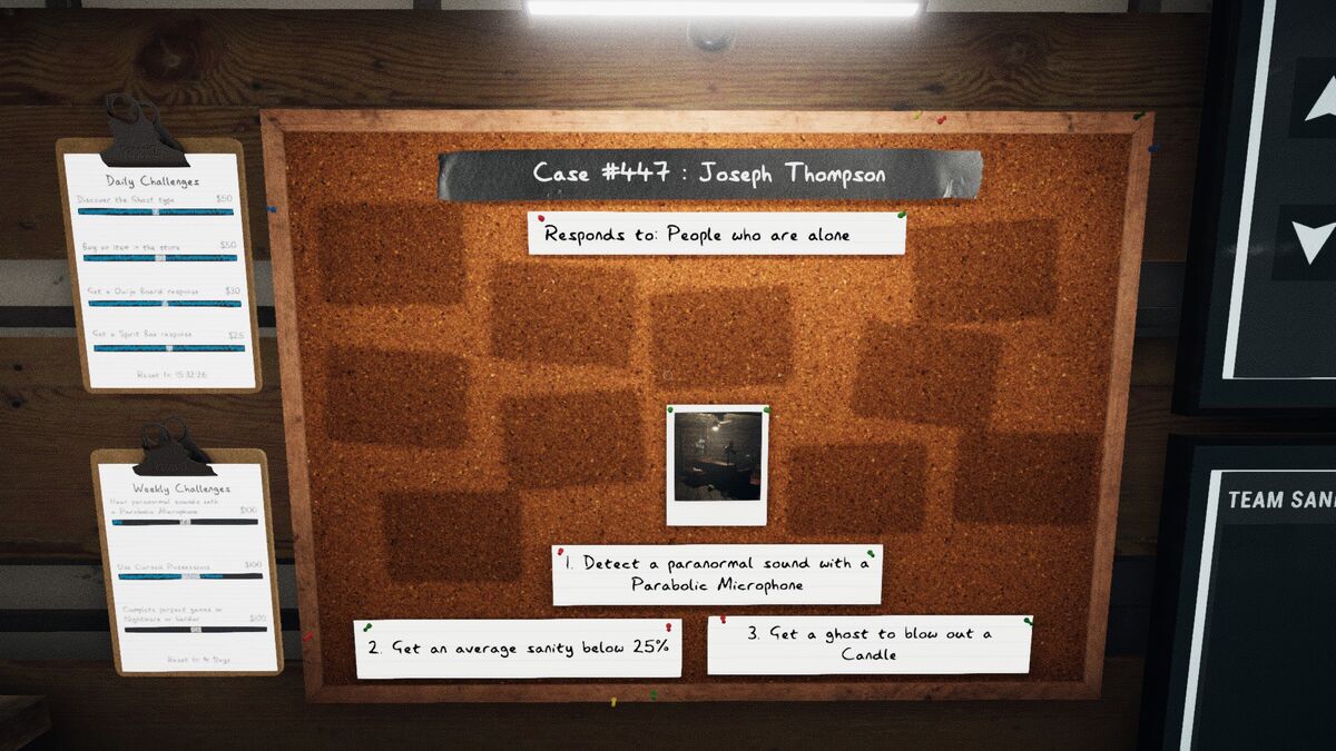 Objective Board | Phasmophobia Wiki | Fandom