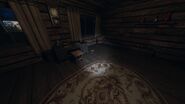 Bone in Bleasdate Farmhouse, First Floor, Office. Next to desk. 1