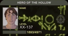Hero of the Hollow Foil ID Card