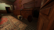 The Haunted Mirror spawns by one of the cabinet in the Trophy Room.