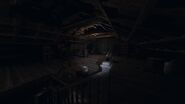 Ouija Board in Bleasdale Farmhouse, Attic. On rocking chair in corner. Visible from stairs. 1
