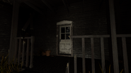 The exit door on Grafton Farmhouse.