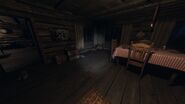 Ouija Board in Bleasdale Farmhouse, First Floor, Dining Room. In corner. 4