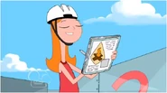 Candace signs the magazine and brags about her 50 patches record.