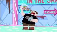 Buford eats all the jellybeans and...