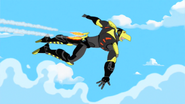 "This flying stuff is cool, I'll admit."