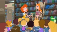 Candace about to read to the kids