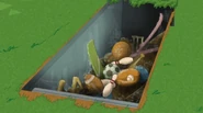 They find some sport equipment there.