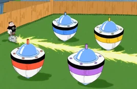 Spinning Tops of Doom