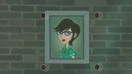 Doofenshmirtz's picture of Charlene in his cell.